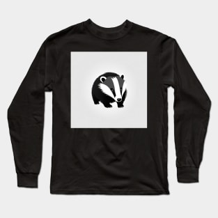 Minimalistic Badger Long Sleeve T-Shirt